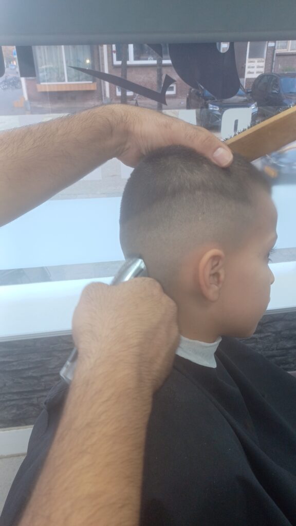 Kinderen knippen
